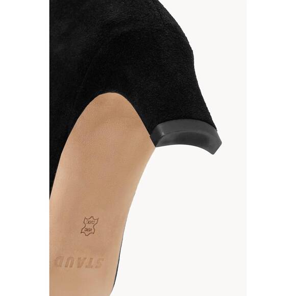 NEW STAUD women's wally suede knee boots in black suede - Picture 5 of 5